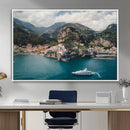 Amalfi Coast Wall Art – Framed Italian Seaside Canvas by MyGreatCanvas | Canvas Wall Art Prints | Photo Prints & Wall Decor