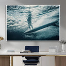 Underwater Surf Wall Art – Framed Ocean Wave Canvas Artwork, by MyGreatCanvas | Canvas Wall Art Prints | Photo Prints & Wall Decor