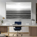 Monochrome Ocean Wall Art Canvas Print – Framed Moody Ocean by MyGreatCanvas | Canvas Wall Art Prints | Photo Prints & Wall Decor