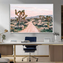 Joshua Tree Wall Art Canvas Print – Framed Desert Road Scene by MyGreatCanvas | Canvas Wall Art Prints | Photo Prints & Wall Decor