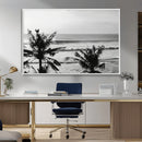 Tropical Coastline Wall Art Canvas Print – Framed Palm Trees by MyGreatCanvas | Canvas Wall Art Prints | Photo Prints & Wall Decor