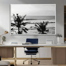 Tropical Coastline Wall Art Canvas Print – Framed Palm Trees by MyGreatCanvas | Canvas Wall Art Prints | Photo Prints & Wall Decor