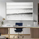 Black White Ocean Wall Art Canvas Print – Framed Coastal by MyGreatCanvas | Canvas Wall Art Prints | Photo Prints & Wall Decor