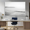 Black and White Seascape Wall Art Canvas Print – Framed by MyGreatCanvas | Canvas Wall Art Prints | Photo Prints & Wall Decor