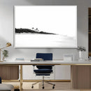 Black White Beach Wall Art Canvas Print – Framed Palm Trees by MyGreatCanvas | Canvas Wall Art Prints | Photo Prints & Wall Decor
