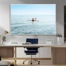 Swimming Relaxation Wall Art Canvas Print – Framed Peaceful by MyGreatCanvas | Canvas Wall Art Prints | Photo Prints & Wall Decor
