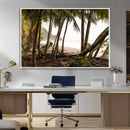 Tropical Jungle Wall Art Canvas Print – Framed Palm Tree by MyGreatCanvas | Canvas Wall Art Prints | Photo Prints & Wall Decor