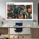 Modern Japanese Wall Art Canvas Print – Framed Abstract