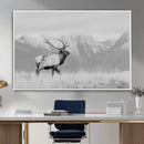 Elk Wildlife Wall Art Canvas Print – Framed Mountain Elk Art by MyGreatCanvas | Canvas Wall Art Prints | Photo Prints & Wall Decor