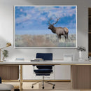 Elk Wall Decor Canvas Print – Framed Rustic Wildlife Art by MyGreatCanvas | Canvas Wall Art Prints | Photo Prints & Wall Decor