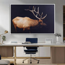 Bull Elk Decor Wall Art Canvas Print – Framed Elk by MyGreatCanvas | Canvas Wall Art Prints | Photo Prints & Wall Decor