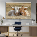Cow Wall Art Canvas Print – Framed Rustic Animal Decor with by MyGreatCanvas | Canvas Wall Art Prints | Photo Prints & Wall Decor