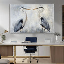 Heron Wall Art Wall Art Canvas Print, Framed Bird Canvas by MyGreatCanvas | Canvas Wall Art Prints | Photo Prints & Wall Decor