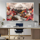 Mountain Wall Art Canvas Print – Framed Autumn Forest by MyGreatCanvas | Canvas Wall Art Prints | Photo Prints & Wall Decor