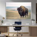 Bison Wall Art Canvas Print – Framed Buffalo Canvas Picture by MyGreatCanvas | Canvas Wall Art Prints | Photo Prints & Wall Decor
