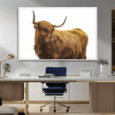 Highland Cow Wall Art Canvas Print – Framed Farmhouse Rustic by MyGreatCanvas | Canvas Wall Art Prints | Photo Prints & Wall Decor