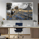 Longhorn Wall Art Canvas Print – Framed Texas Canvas Picture by MyGreatCanvas | Canvas Wall Art Prints | Photo Prints & Wall Decor