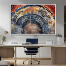 Tree Rings Wall Art Canvas Print – Framed Petrified Wood by MyGreatCanvas | Canvas Wall Art Prints | Photo Prints & Wall Decor