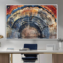 Tree Rings Wall Art Canvas Print – Framed Wood Art Picture by MyGreatCanvas | Canvas Wall Art Prints | Photo Prints & Wall Decor