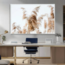Pampas Grass Wall Art Canvas Print – Framed Neutral Tones by MyGreatCanvas | Canvas Wall Art Prints | Photo Prints & Wall Decor