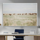 Bison Herd Wall Art Canvas Print – Framed Western Landscape by MyGreatCanvas | Canvas Wall Art Prints | Photo Prints & Wall Decor