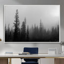 Misty Pines Wall Art Canvas Print – Framed Woodland by MyGreatCanvas | Canvas Wall Art Prints | Photo Prints & Wall Decor