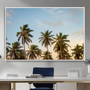Palm Trees Wall Art Canvas Print – Framed Tropical Vibes Art by MyGreatCanvas | Canvas Wall Art Prints | Photo Prints & Wall Decor