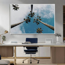 Tropical Palm Trees Wall Art Canvas Print Framed California by MyGreatCanvas | Canvas Wall Art Prints | Photo Prints & Wall Decor