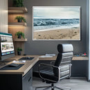 Ocean Wall Art Canvas Print – Moody Coastal Seascape Scene