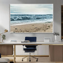 Ocean Wall Art Canvas Print – Framed Moody Seascape Coastal by MyGreatCanvas | Canvas Wall Art Prints | Photo Prints & Wall Decor