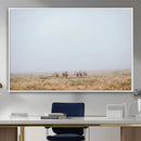 Foggy Plains Wall Art Canvas Print – Framed Horseback Riders by MyGreatCanvas | Canvas Wall Art Prints | Photo Prints & Wall Decor