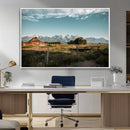 Rustic Farmhouse Wall Art Canvas Print – Framed Mountain by MyGreatCanvas | Canvas Wall Art Prints | Photo Prints & Wall Decor