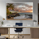 Tropical Beach Wall Art Canvas Print, Vibrant Hawaiian by MyGreatCanvas | Canvas Wall Art Prints | Photo Prints & Wall Decor