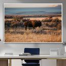 Western Framed Bison Wall Art Canvas Print by MyGreatCanvas | Canvas Wall Art Prints | Photo Prints & Wall Decor