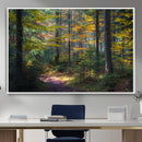 Autumn Forest Wall Art Canvas Print – Framed Fall Woodland by MyGreatCanvas | Canvas Wall Art Prints | Photo Prints & Wall Decor
