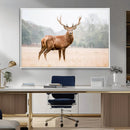 Vintage Wildlife Wall Art Canvas Print – Misty Landscape by MyGreatCanvas | Canvas Wall Art Prints | Photo Prints & Wall Decor