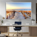 Ocean Sunset Wall Art Canvas Print – Nautical Beach