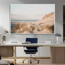 Beach Landscape Wall Art Canvas Print – Framed Sand Dune