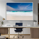 Ocean Breeze Wall Art Canvas Print, Aqua Waves and Coastal by MyGreatCanvas | Canvas Wall Art Prints | Photo Prints & Wall Decor