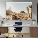 Joshua Tree Desert Landscape Canvas Wall Art – Barren by MyGreatCanvas | Canvas Wall Art Prints | Photo Prints & Wall Decor