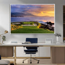 Pebble Beach Golf Wall Art Canvas Print – Iconic Coastal by MyGreatCanvas | Canvas Wall Art Prints | Photo Prints & Wall Decor