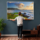 Pebble Beach Golf Links Wall Art Canvas Print – Iconic