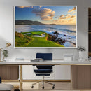 Pebble Beach Golf Links Wall Art Canvas Print – Iconic by MyGreatCanvas | Canvas Wall Art Prints | Photo Prints & Wall Decor