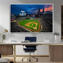 Target Field Wall Art Canvas Print – Baseball Stadium Scene, by MyGreatCanvas | Canvas Wall Art Prints | Photo Prints & Wall Decor