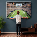 Chicago Bears Soldiers Field Wall Art Canvas Print – Framed