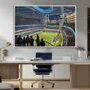 Chicago Dome Stadium Wall Art Canvas Print – Framed Modern