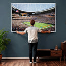 Chicago Bears Soldiers Field Wall Art Canvas Print – Framed