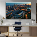 Chicago Bears Soldiers Field Wall Art Canvas Print – Framed