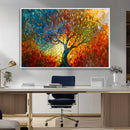Yggdrasil Tree of Life Mosaic Stained Glass Wall Art, Tree by MyGreatCanvas | Canvas Wall Art Prints | Photo Prints & Wall Decor