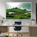 Coastal Golf Course Wall Art Canvas Print – Scenic Green by MyGreatCanvas | Canvas Wall Art Prints | Photo Prints & Wall Decor